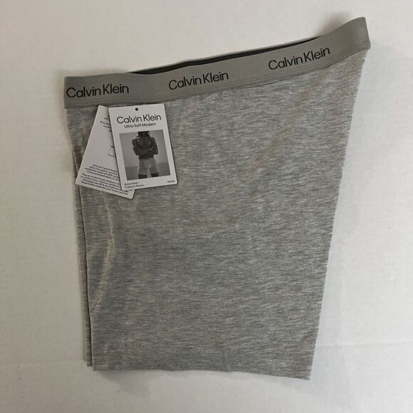 Calvin Klein Underwear Men Sz Small Gray Modal Eco Pure NB2987050 Boxer Brief - Picture 4 of 5